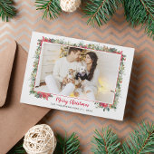 Grüne Botanische Schrift Foto Weihnachten