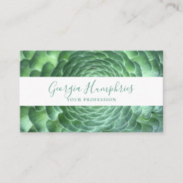 Grüne botanische Visitenkarte