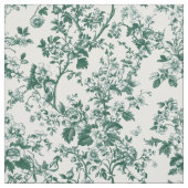 Grüne botanische Wein-Toile Stoff (Muster)