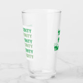 Grüne Botschaft des niedlichen Think Rich Thinkens Glas (Links)