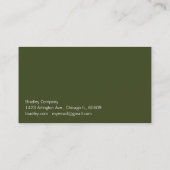 Grüne Box Visitenkarte (Rückseite)