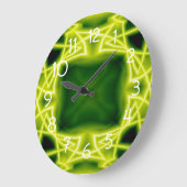 Grüne Boxen Große Wanduhr (Winkel)