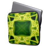 Grüne Boxen Laptopschutzhülle (Vorderseite Links)