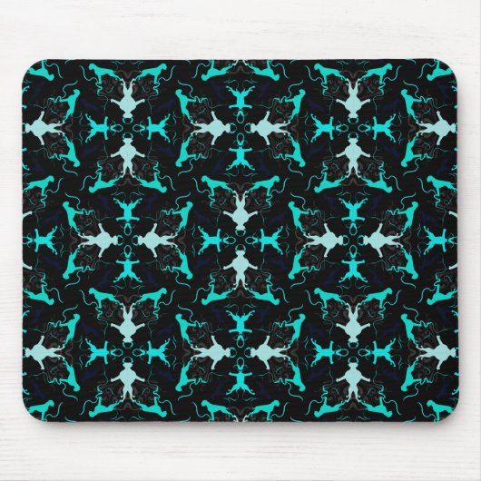 Grüne Boxerhunde Mousepad (Vorne)