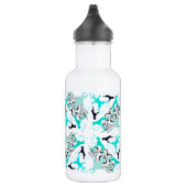 Grüne Boxerhunde Trinkflasche (Rechts)