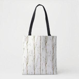 Grüne braune Bäume Tasche
