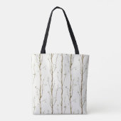 Grüne braune Bäume Tasche (Rückseite)
