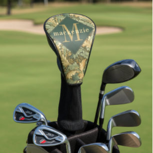 Grüne Bräune Blattwerk William Morris Elegantes Mo Golf Headcover
