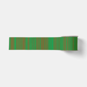 Grüne braune Streifen Ripsband