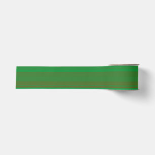 Grüne braune Streifen Ripsband