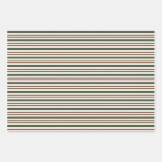 Grüne, braune Süßkartoffeln Klassische WeihnachtsS Geschenkpapier Set (Vorderseite 2)