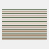 Grüne, braune Süßkartoffeln Klassische WeihnachtsS Geschenkpapier Set (Vorderseite)