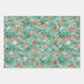 Grüne, braune und silberne Meerjungenskala Geschenkpapier Set (Vorderseite 3)