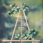 Grüne Brautparty Begrüßungszeichen Acrylschild (Neutral)