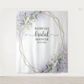 Grüne Brautparty Hintergrund Foto Prop Wandteppich (Vorderseite)