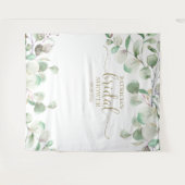 Grüne Brautparty Hintergrund Foto Prop Wandteppich (Vorderseite (Horizontal))