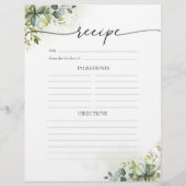 Grüne Brautparty Rezept Seite (Rückseite)