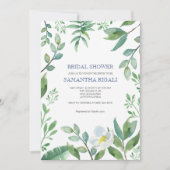 Grüne Bridal Dusche Einladung (Vorderseite)