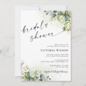 Grüne Bridal Dusche Einladung (Vorderseite)