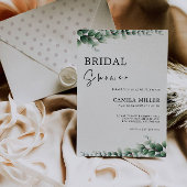 Grüne Bridal Dusche Einladung
