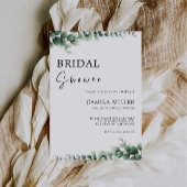 Grüne Bridal Dusche Einladung