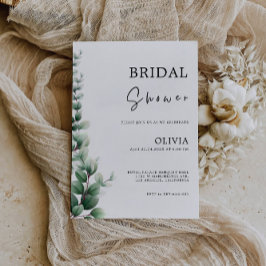 Grüne Bridal Dusche Einladung