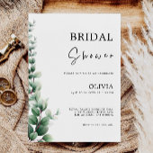 Grüne Bridal Dusche Einladung