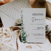 Grüne Bridal Dusche Einladung