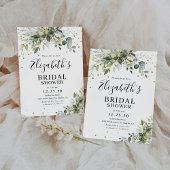 Grüne Bridal Dusche Einladung