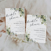 Grüne Bridal Dusche Einladung