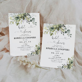 Grüne Bridal Dusche Einladung