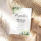 Grüne Bridal Dusche Einladung