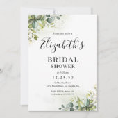 Grüne Bridal Dusche Einladung (Vorderseite)