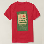 Grüne Briefmarke T-Shirt (Design vorne)