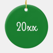 Grüne Broccoli-Brunch Gartenanlage Gemüsepflanze F Keramik Ornament (Hinten)