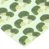 Grüne Broccoli Florets Speere Gemüsegarten Veg Tischdecke (Schrägansicht)
