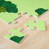 Grüne Brokkoli Gemüse gesund essen Veggie Puzzle (Seite)