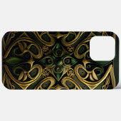 Grüne Bronze Dekoration Karierte Dekoration Muster Case-Mate iPhone Hülle (Rückseite (Horizontal))