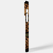 Grüne Bronze Dekoration Karierter Muster Case-Mate iPhone Hülle (Rückseite / Links)