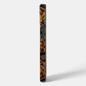 Grüne Bronze Dekoration Karierter Muster Case-Mate iPhone Hülle (Rückseite / Links)