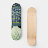 Grüne Brücke Skateboard (Vorderseite)