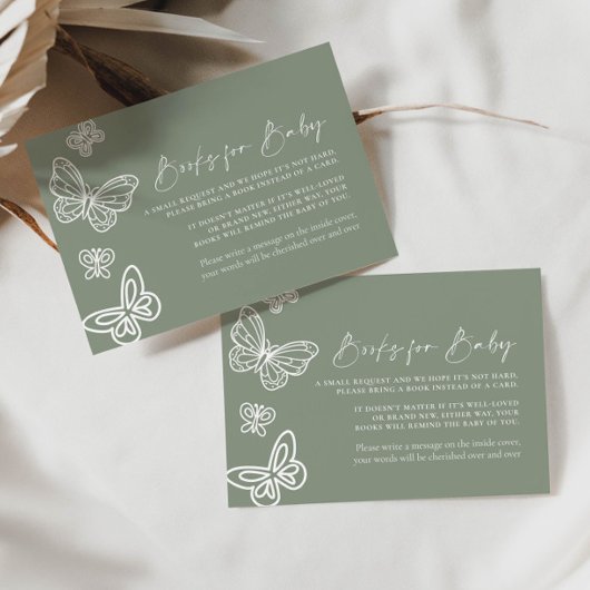 Grüne Bücher für die Kinderkarte Mitteilungskarte