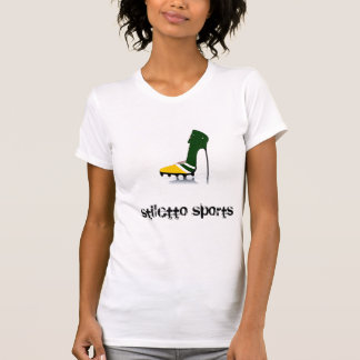 Grüne Bucht-Fußball-inspiriertes T-Shirt