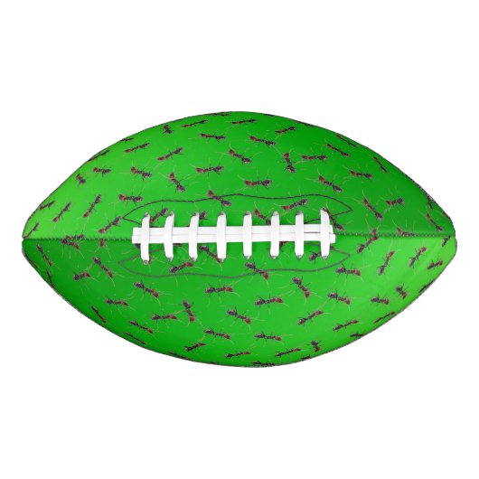 Grüne Bullenzüge, individuell anpassbarer Fußball Football (Vorderseite)