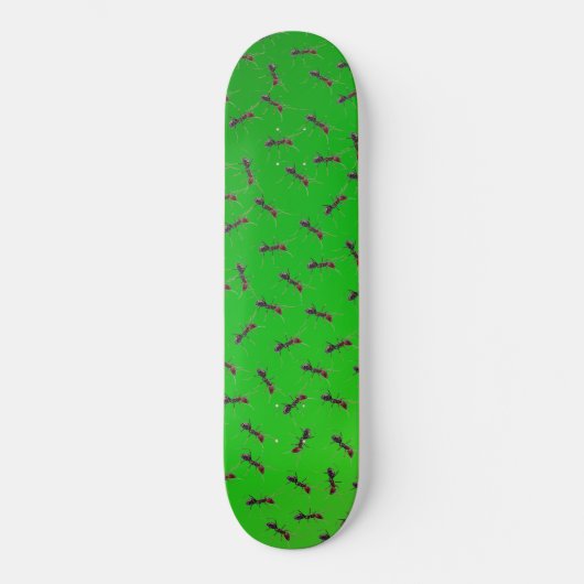 Grüne Bullenzüge Skateboard (Vorderseite)