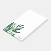 Grüne Bunch-Designnachrichten Post-it Klebezettel (angewinkelt)