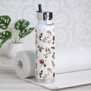 Grüne Burgunder Wildblume Trinkflasche