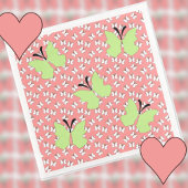 Grüne Butterfly Geburtstagspartei Serviette