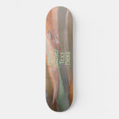 Grüne Camo-Baumrinde 2 Skateboard (Vorderseite)