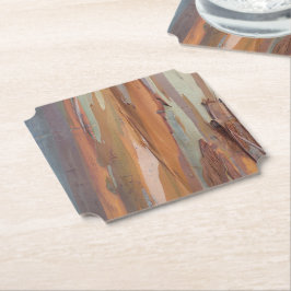 Grüne Camo-Baumrinde  Untersetzer